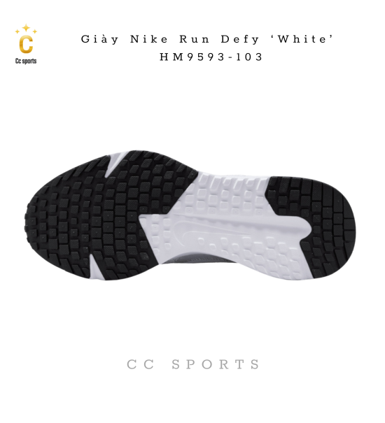 Giày Nike Run Defy ‘White’  HM9593-103