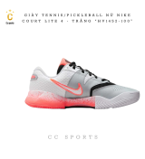 GIÀY TENNIS/PICKLEBALL NỮ NIKE COURT LITE 4 - TRẮNG “HV1452-100”