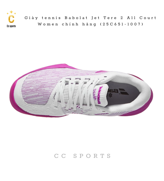 Giày tennis Babolat Jet Tere 2 All Court Women chính hãng (25C651-1007)