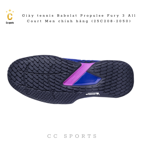 Giày tennis Babolat Propulse Fury 3 All Court Men chính hãng (25C208-2050)