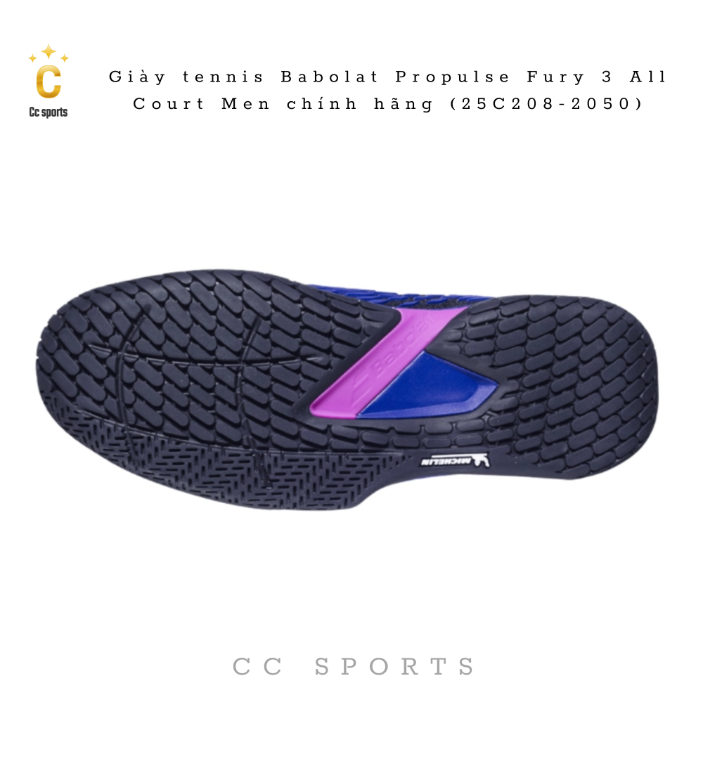 Giày tennis Babolat Propulse Fury 3 All Court Men chính hãng (25C208-2050)
