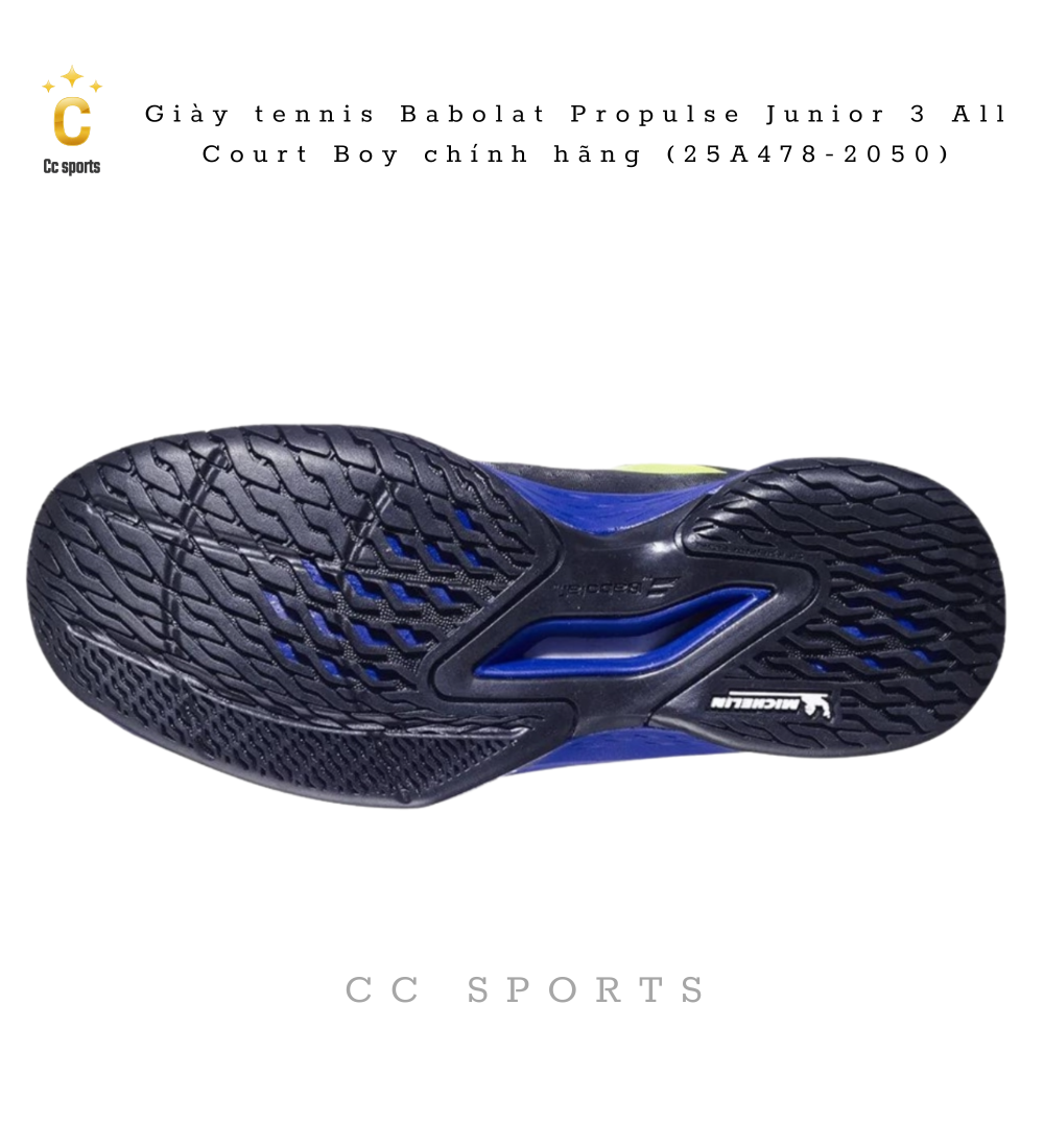 Giày tennis Babolat Propulse Junior 3 All Court Boy chính hãng (25A478-2050)