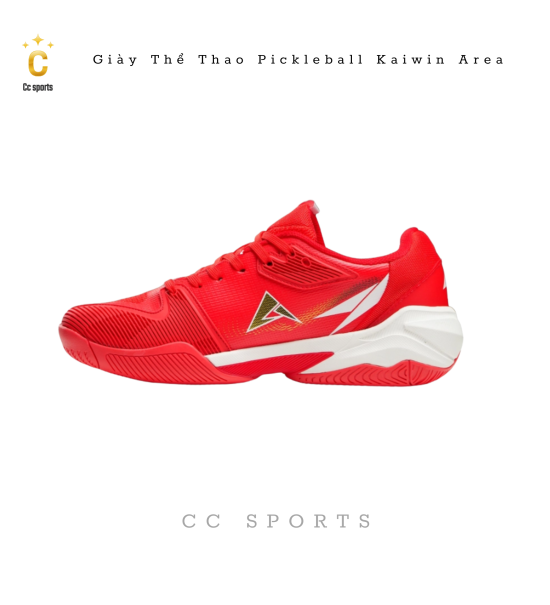 Giày Thể Thao Pickleball Kaiwin Area - Màu Đỏ