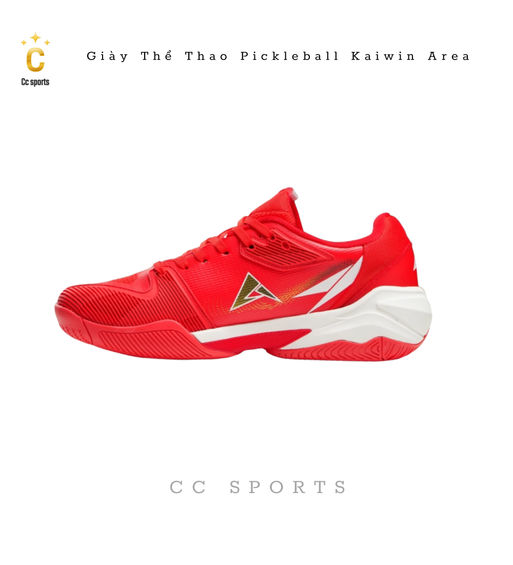 Giày Thể Thao Pickleball Kaiwin Area - Màu Đỏ