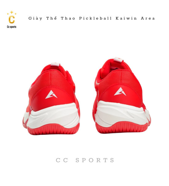 Giày Thể Thao Pickleball Kaiwin Area - Màu Đỏ