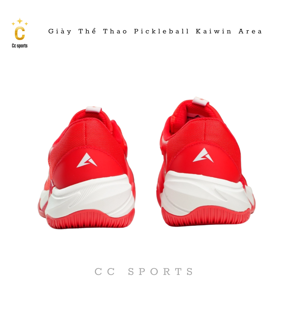 Giày Thể Thao Pickleball Kaiwin Area - Màu Đỏ