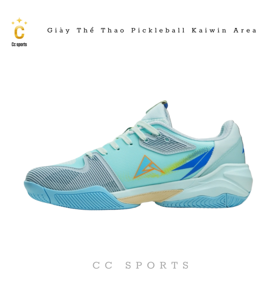 Giày Thể Thao Pickleball Kaiwin Area - Màu Xanh Ngọc