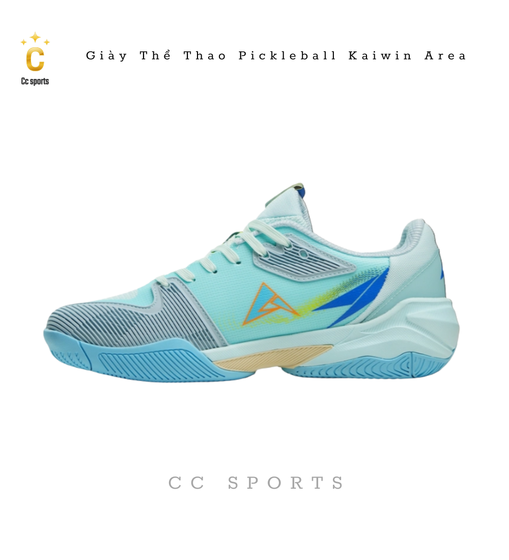 Giày Thể Thao Pickleball Kaiwin Area - Màu Xanh Ngọc
