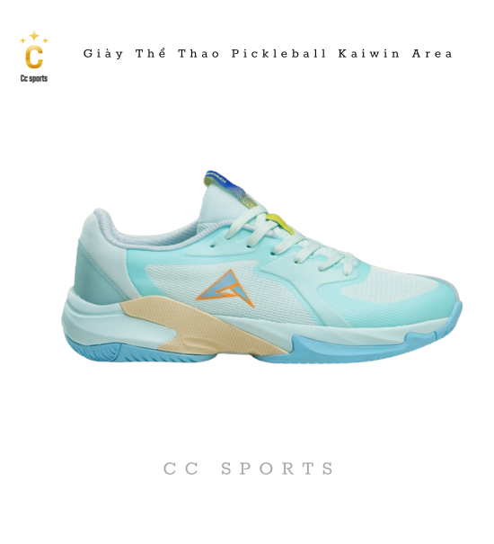Giày Thể Thao Pickleball Kaiwin Area - Màu Xanh Ngọc