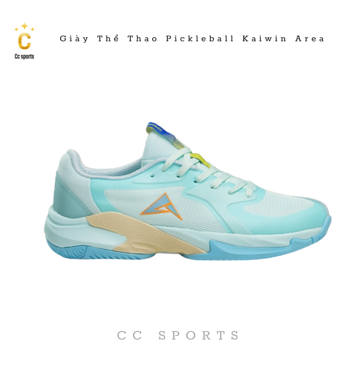 Giày Thể Thao Pickleball Kaiwin Area - Màu Xanh Ngọc