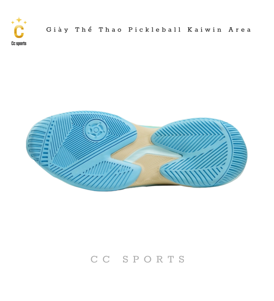 Giày Thể Thao Pickleball Kaiwin Area - Màu Xanh Ngọc