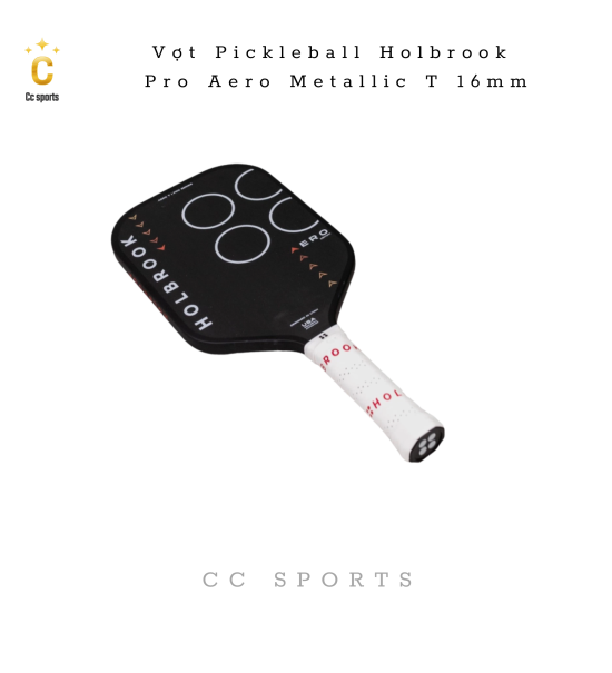 Vợt Pickleball Holbrook Pro Aero Kevlar T 16mm