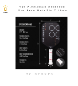 Vợt Pickleball Holbrook Pro Aero Kevlar T 16mm