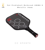 Vợt Pickleball Holbrook ARMA S Metallic 14mm