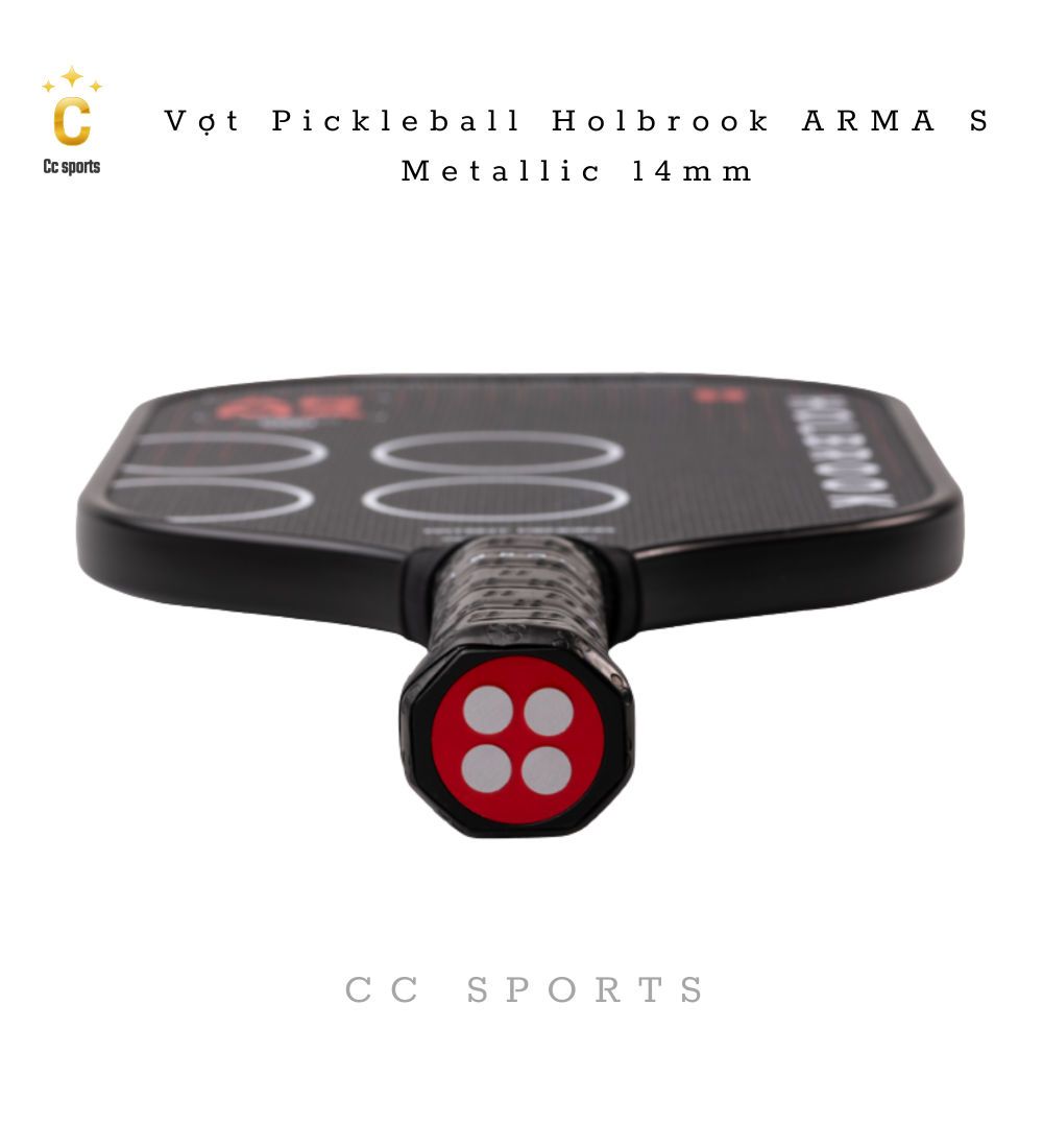 Vợt Pickleball Holbrook ARMA S Metallic 14mm