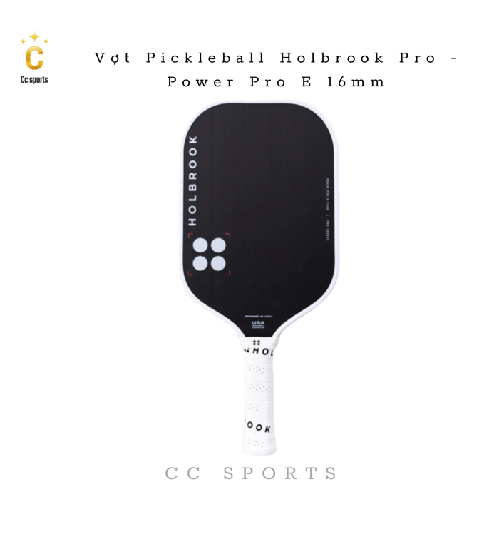 Vợt Pickleball Holbrook Pro - Power Pro E 16mm
