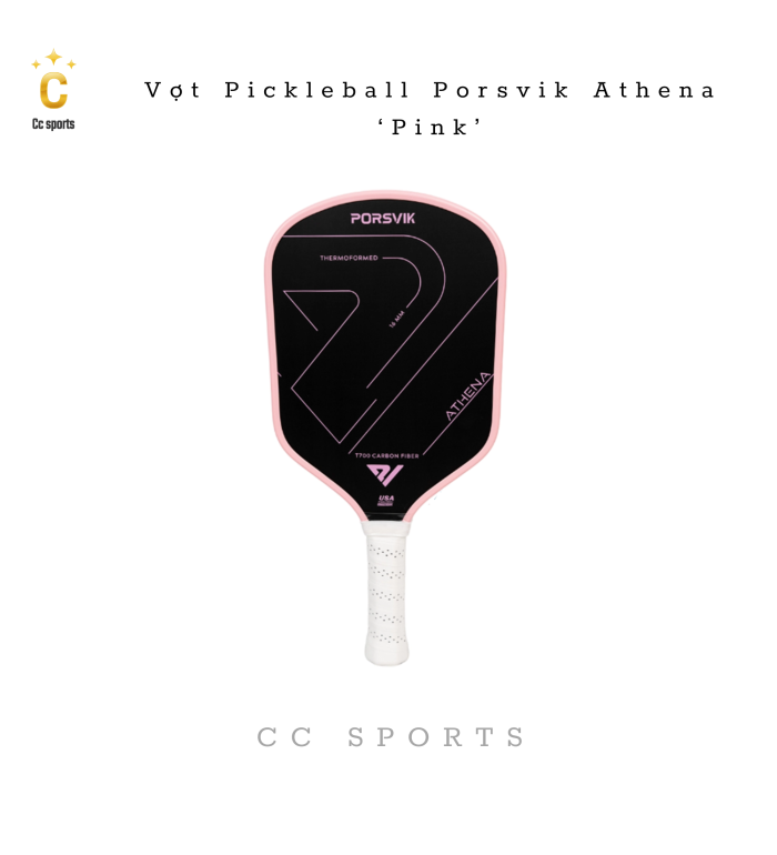 Vợt Pickleball Porsvik Athena ‘Pink’