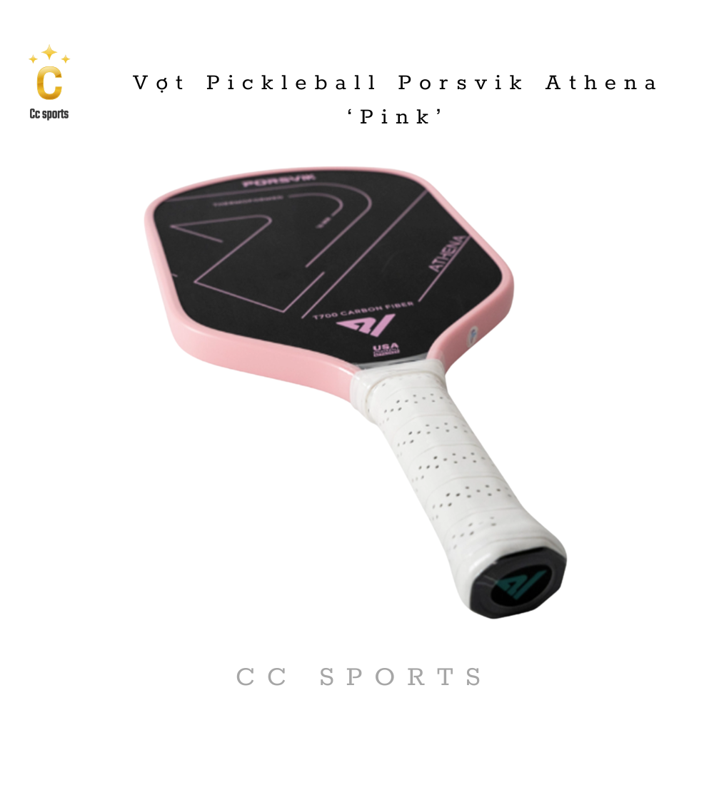 Vợt Pickleball Porsvik Athena ‘Pink’