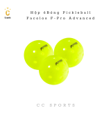 Bóng Pickleball Facolos F-Pro Advanced Gen 2 Hộp 6 Quả