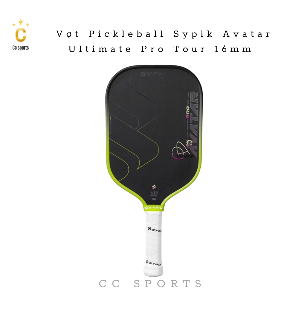 Vợt Pickleball Sypik Avatar Ultimate Pro 16mm