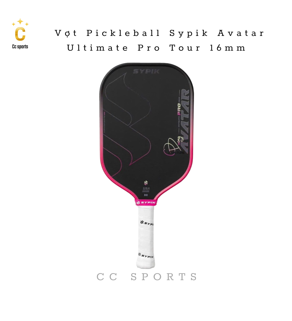 Vợt Pickleball Sypik Avatar Ultimate Pro 16mm