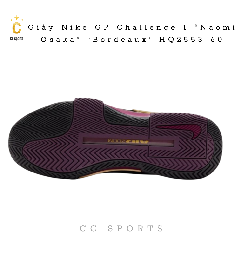 Giày Nike GP Challenge 1 “Naomi Osaka” ‘Bordeaux’ HQ2553-60