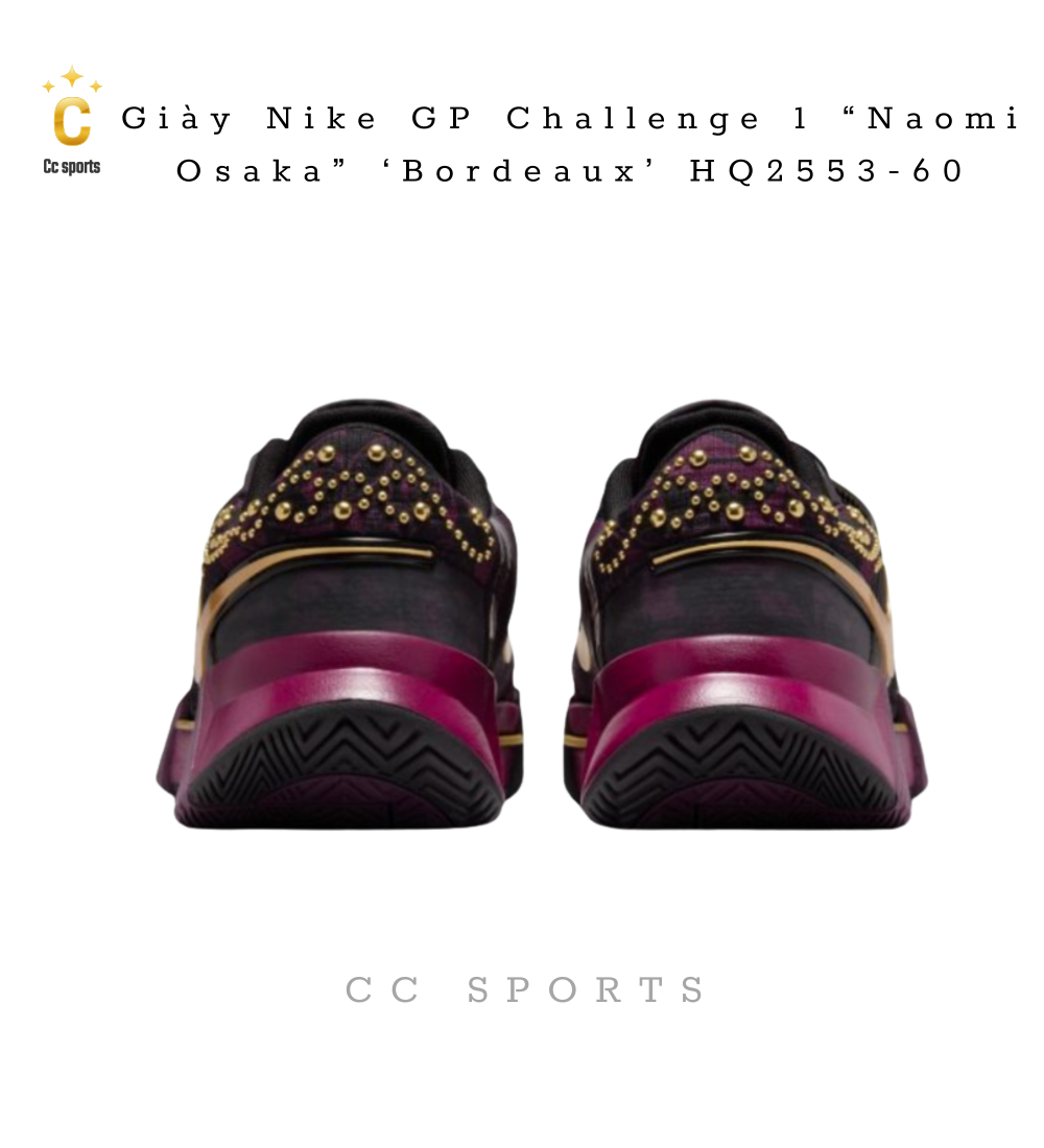 Giày Nike GP Challenge 1 “Naomi Osaka” ‘Bordeaux’ HQ2553-60