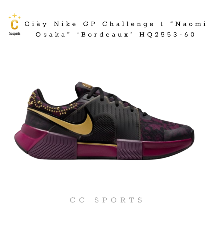 Giày Nike GP Challenge 1 “Naomi Osaka” ‘Bordeaux’ HQ2553-60