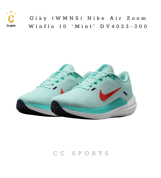 Giày (WMNS) Nike Air Zoom Winflo 10 ‘Mint’ DV4023-300