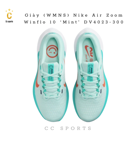 Giày (WMNS) Nike Air Zoom Winflo 10 ‘Mint’ DV4023-300