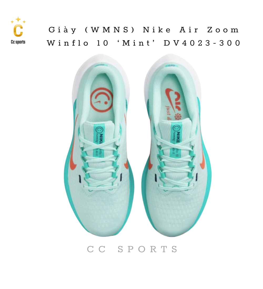 Giày (WMNS) Nike Air Zoom Winflo 10 ‘Mint’ DV4023-300