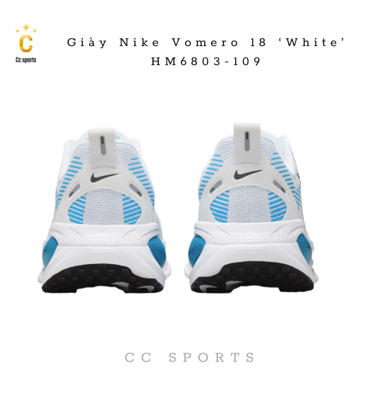 Nike - Giày chạy bộ thể thao Nam Vomero 18 Men's Road Running Shoes
