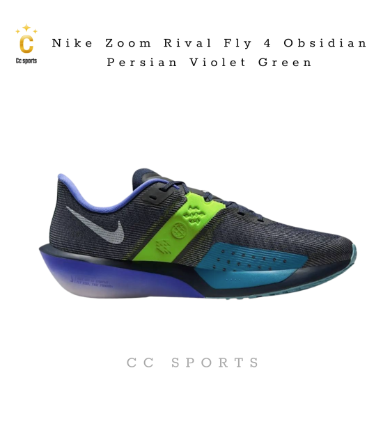 Nike Zoom Rival Fly 4 Obsidian Persian Violet Green
