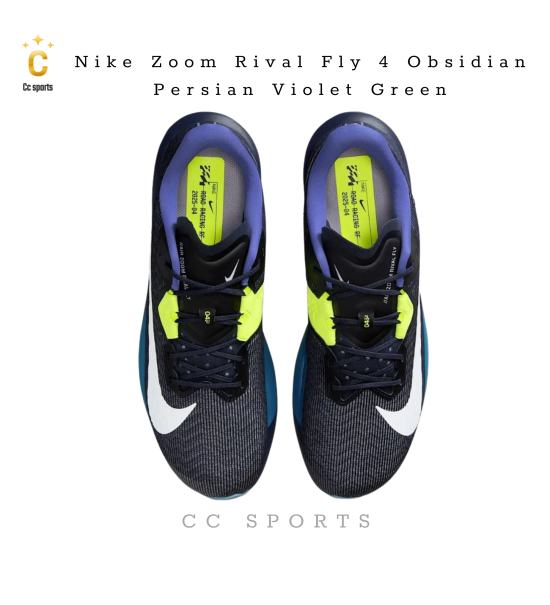 Nike Zoom Rival Fly 4 Obsidian Persian Violet Green