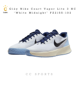 Giày Nike Court Vapor Lite 3 HC ‘White Midnight’ FZ2155-102