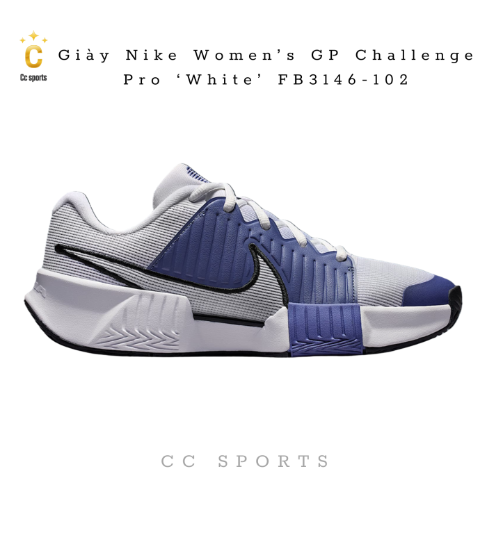 Giày Nike GP Challenge Pro ‘White World Indigo’ FB3146-102