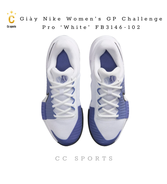 Giày Nike GP Challenge Pro ‘White World Indigo’ FB3146-102