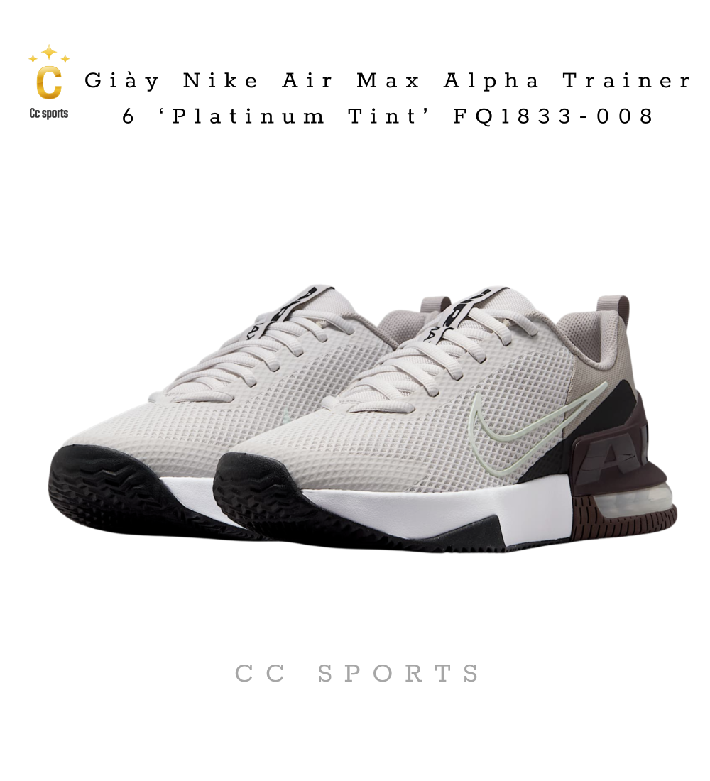 Giày Nike Air Max Alpha Trainer 6 ‘Platinum Tint’ FQ1833-008