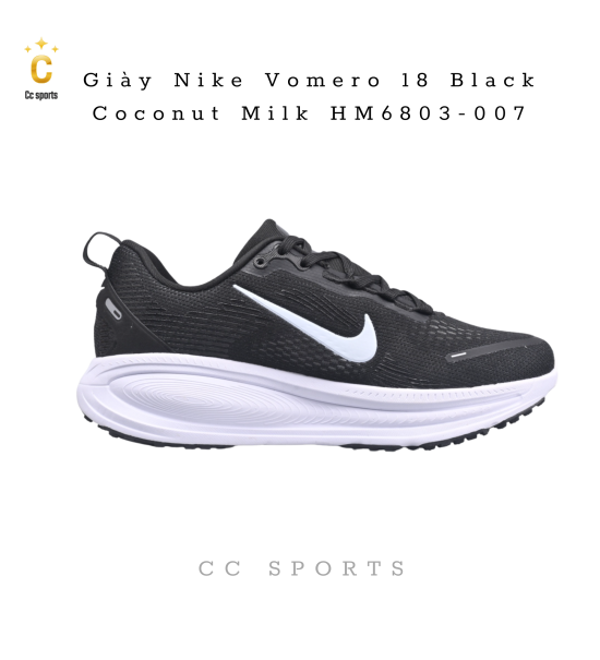 Giày Nike Vomero 18 Black Coconut Milk HM6803-007