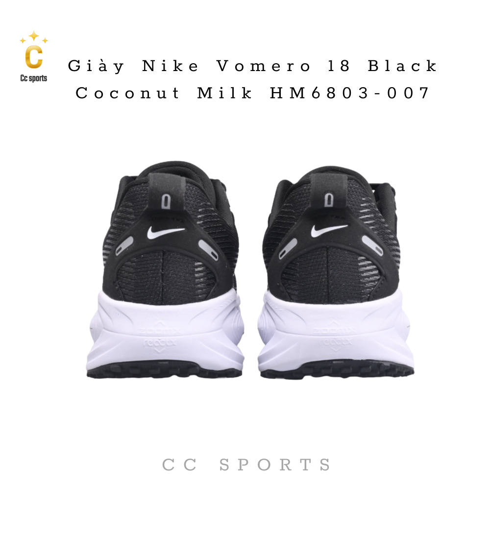 Giày Nike Vomero 18 Black Coconut Milk HM6803-007