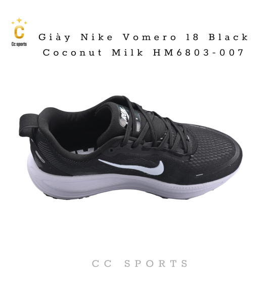 Giày Nike Vomero 18 Black Coconut Milk HM6803-007