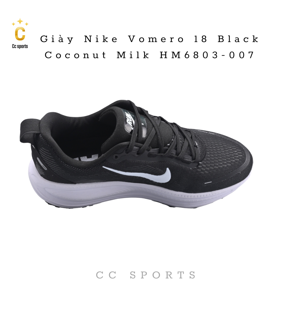Giày Nike Vomero 18 Black Coconut Milk HM6803-007