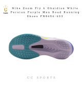Nike Zoom Fly 6 Obsidian White Persian Purple Men Road Running Shoes FN8454-403
