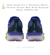 Nike Zoom Fly 6 Obsidian White Persian Purple Men Road Running Shoes FN8454-403