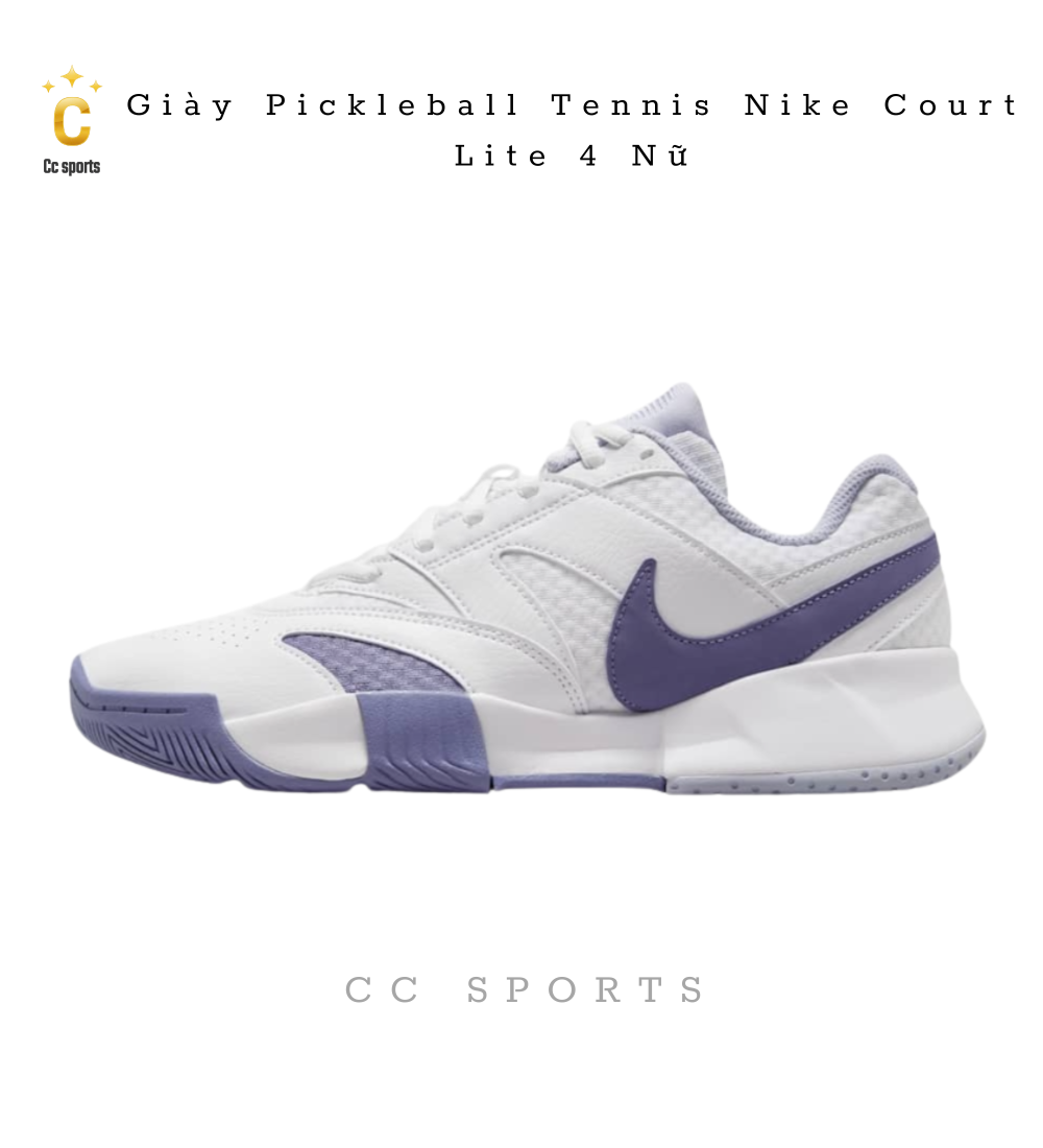Giày Pickleball Tennis Nike Court Lite 4 Nữ