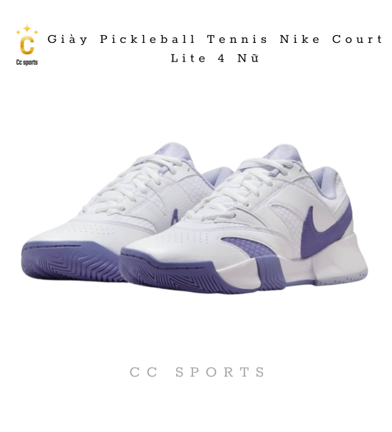 Giày Pickleball Tennis Nike Court Lite 4 Nữ