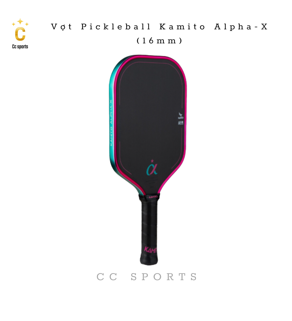 Vợt Pickleball Kamito Alpha-X (16mm)