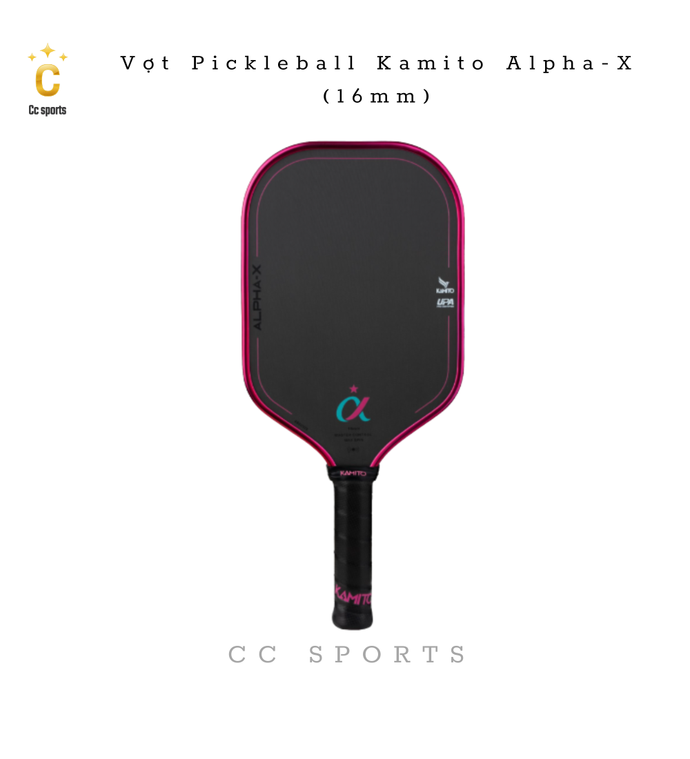 Vợt Pickleball Kamito Alpha-X (16mm)