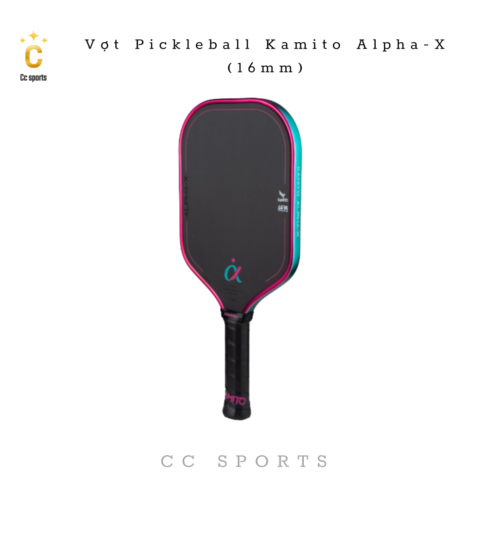 Vợt Pickleball Kamito Alpha-X (16mm)