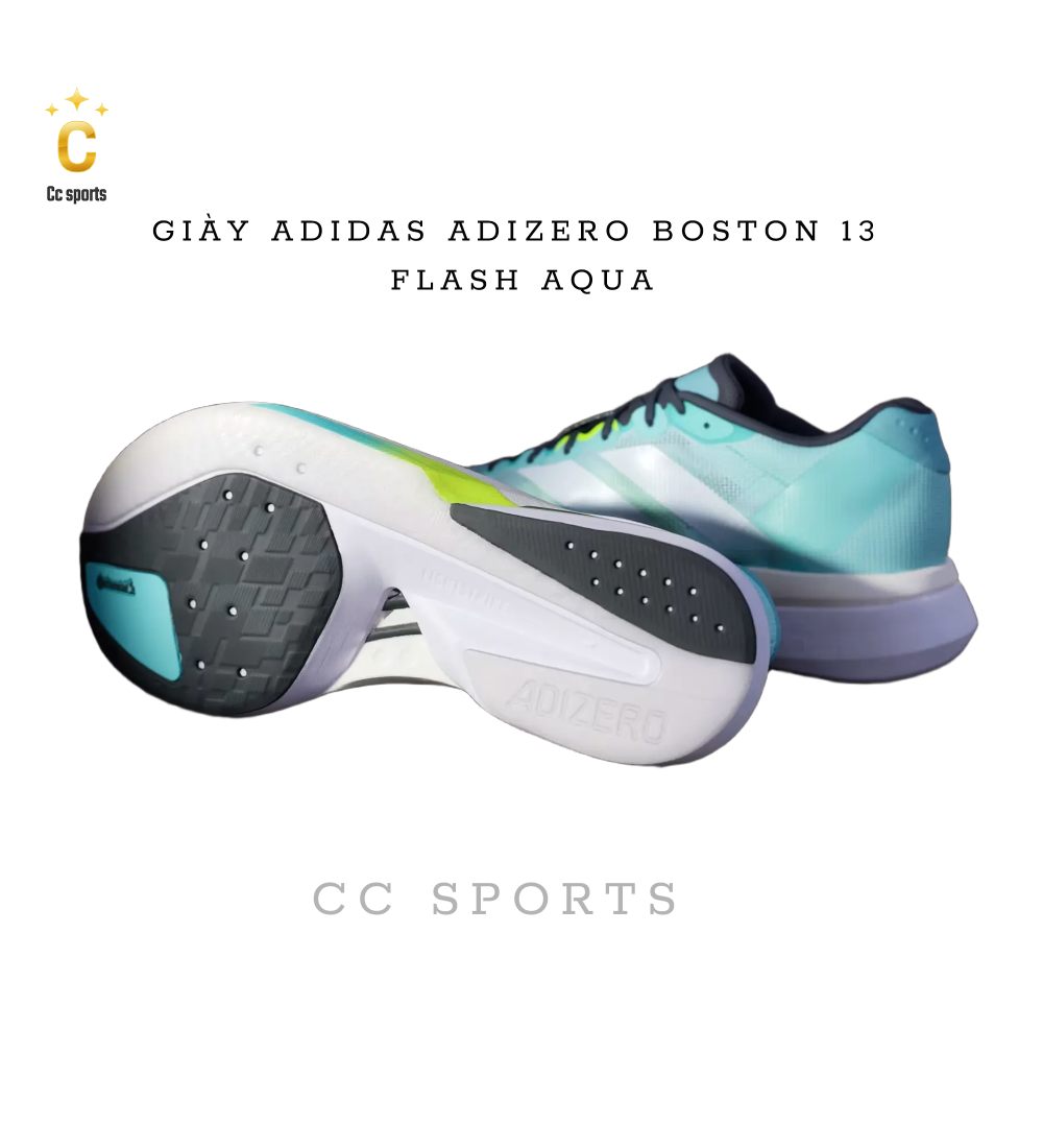 Giày Chạy Bộ Adidas Adizero Boston 13 - Xanh Mint